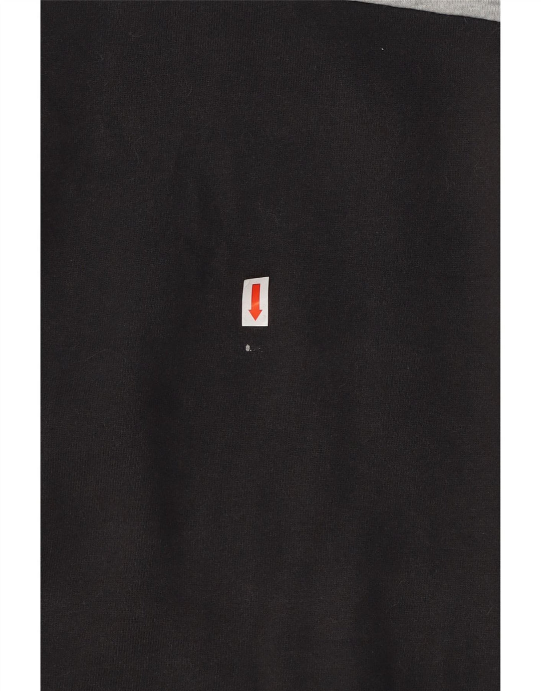 CONVERSE Mens Graphic Hoodie Jumper Medium Black Colourblock Cotton