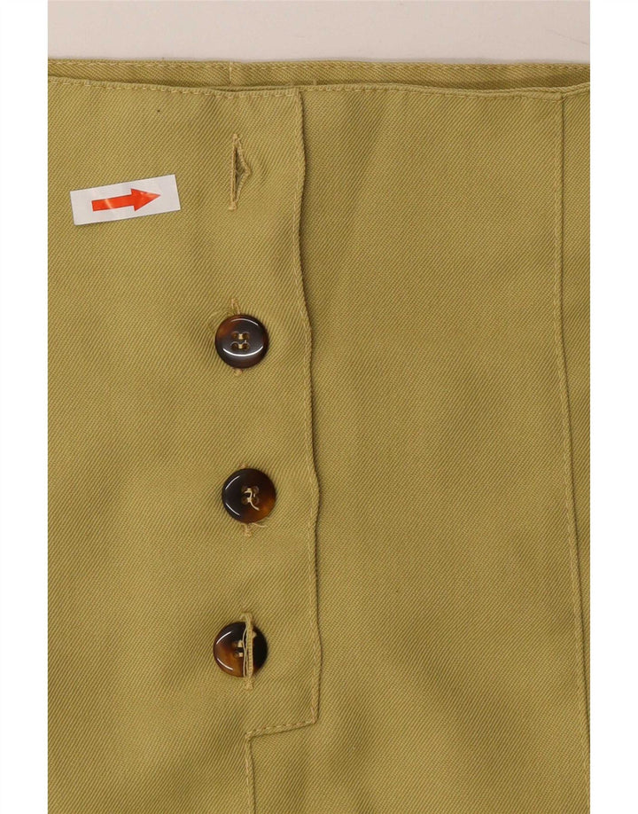 Sasch ženska mini suknja IT 44 Medium W28 zeleni poliester