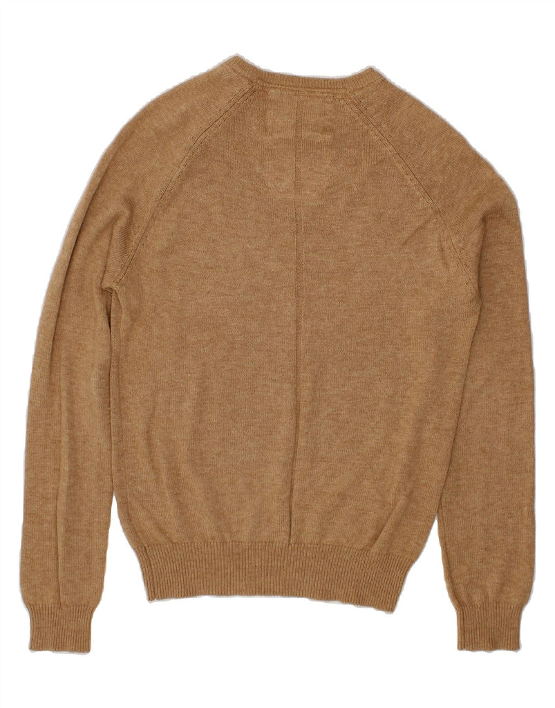 FCUK Mens Boat Neck Jumper Sweater XS Brown Cotton Vintage Fcuk and Second-Hand Fcuk from Messina Hembry 