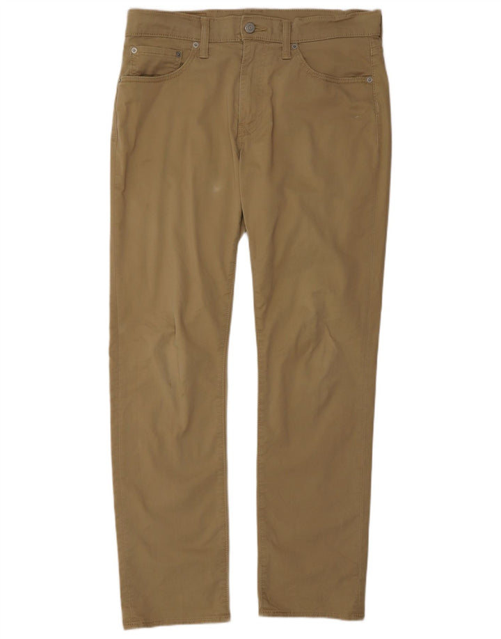 LEVI'S muške 511 uske ležerne hlače W32 L30 bež pamuk