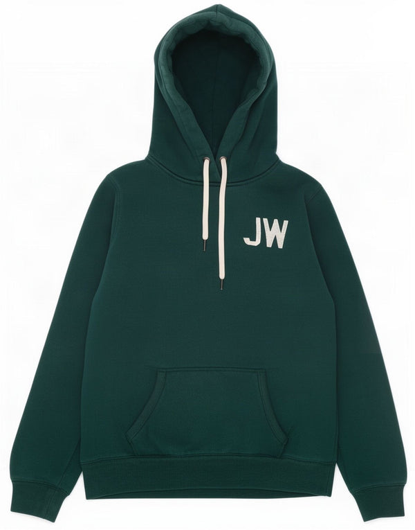 Jack Wills Ženska majica s kapuljačom s kapuljačom UK 14 Veliki zeleni pamuk