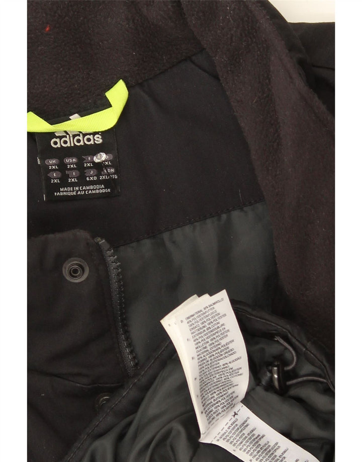 Adidas muška vjetrovka jakna UK 44 2XL crni pamuk