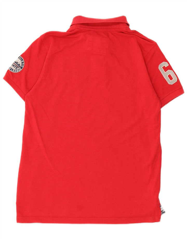Velika crvena muška polo majica Superdry Graphic