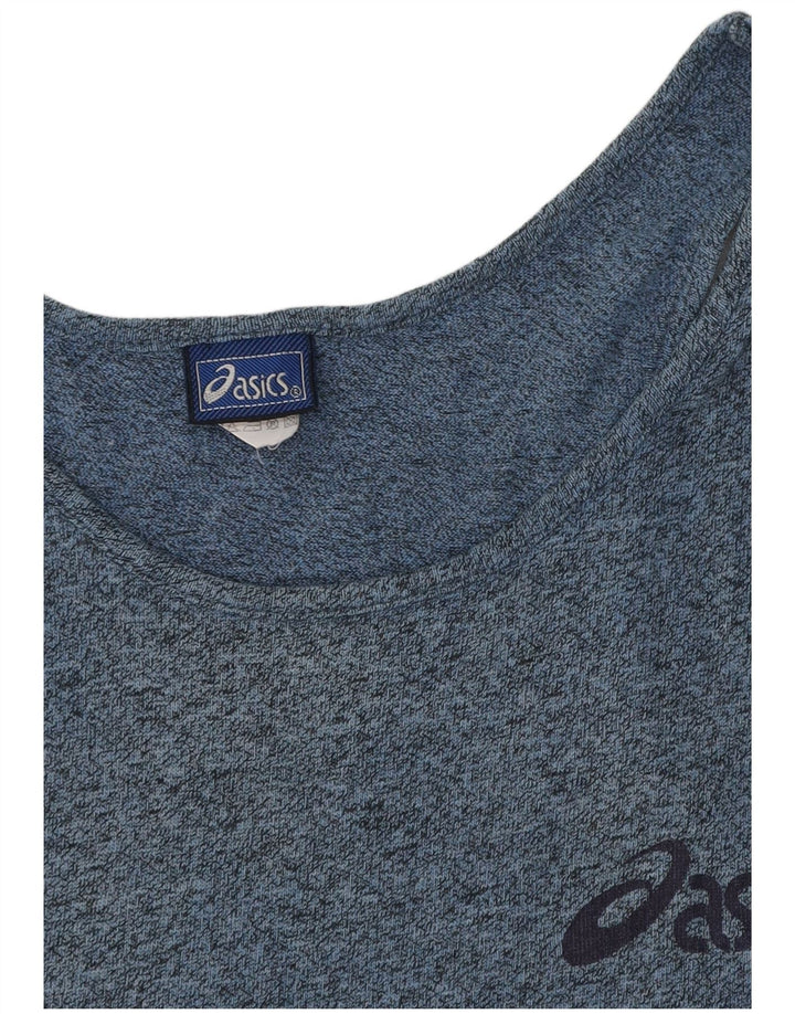 ASICS ženski gornji dio prsluka s grafičkim motivima UK 14 Veliki plavi flekasti pamuk