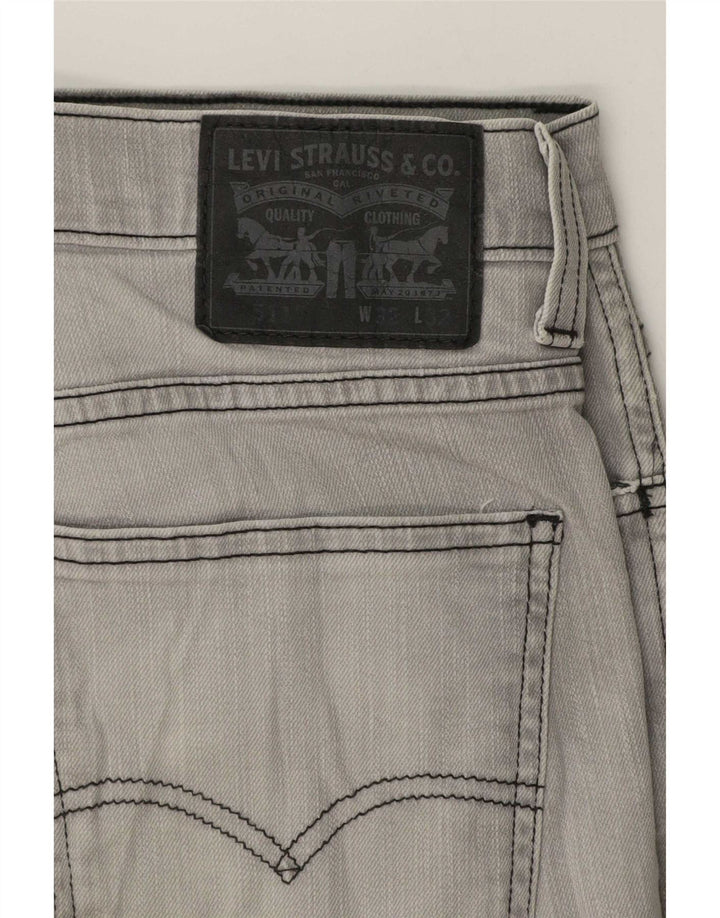 Levi's muške 511 uske traperice W32 L32 sivi pamuk
