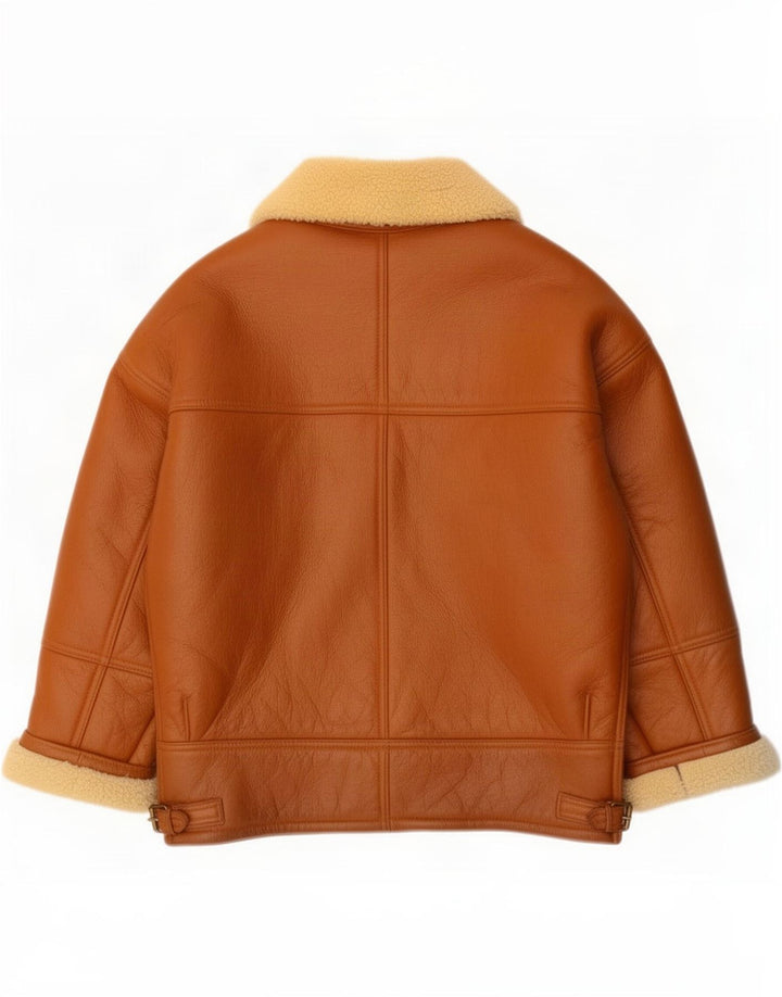 Vintage muška jakna s šiljastim šišama s 3 gumba IT 48 Medium Brown Colourblock