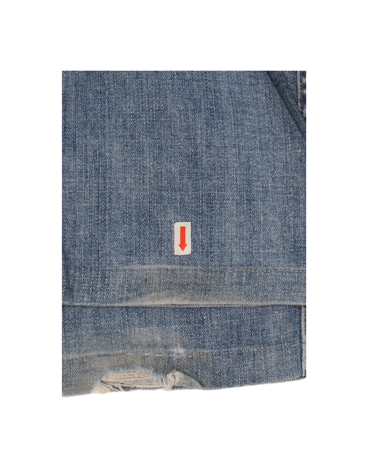 WRANGLER Mens Straight Jeans W32 L34 Blue Cotton