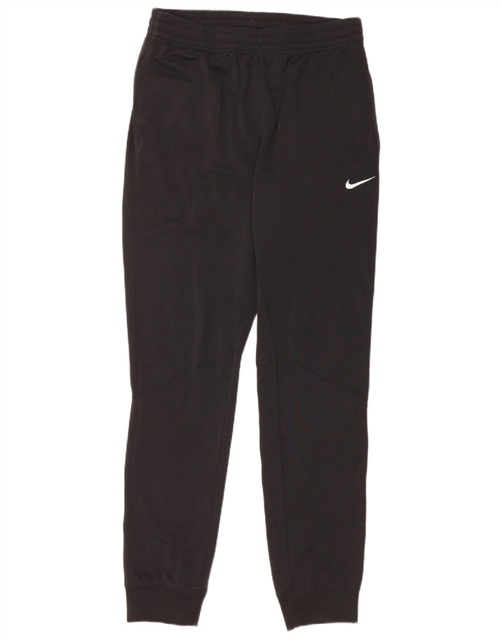 Nike muške trenirke, srednje hlače, crni poliester