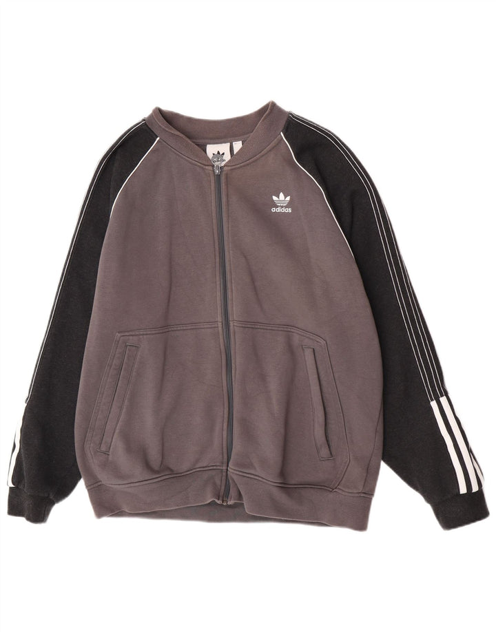 Adidas muška gornja jakna trenirke Large Grey Colourblock Pamuk