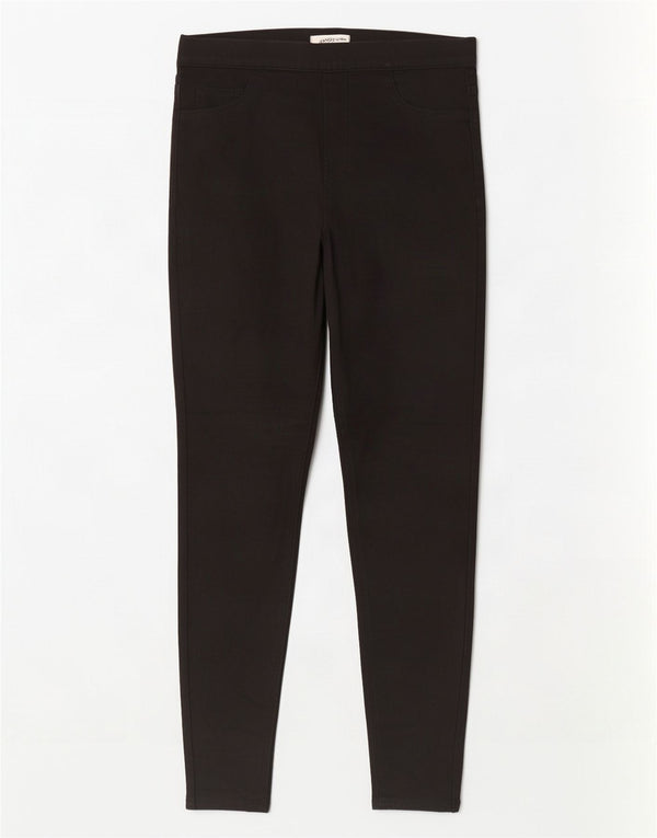 Marks & Spencer ženske jegging traperice UK 12 srednje W30 L30 crni pamuk