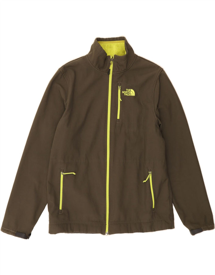 THE NORTH FACE Mens Windbreaker Jacket UK 40 Large Khaki Polyester Vintage The North Face and Second-Hand The North Face from Messina Hembry 