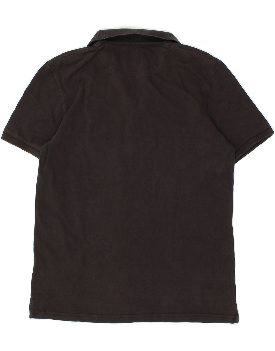 LYLE & SCOTT Mens Polo Shirt Large Black Cotton Vintage Lyle & Scott and Second-Hand Lyle & Scott from Messina Hembry 