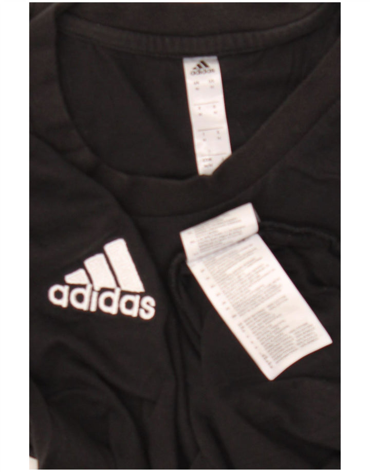 Adidas muška majica kratkih rukava Srednji crni pamuk