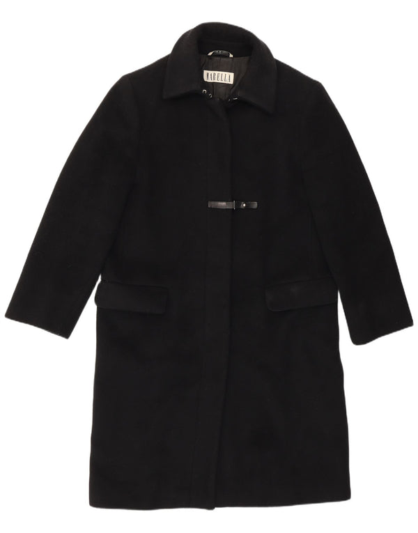 Marella ženski kaput UK 12 srednje crne djevičanske vune