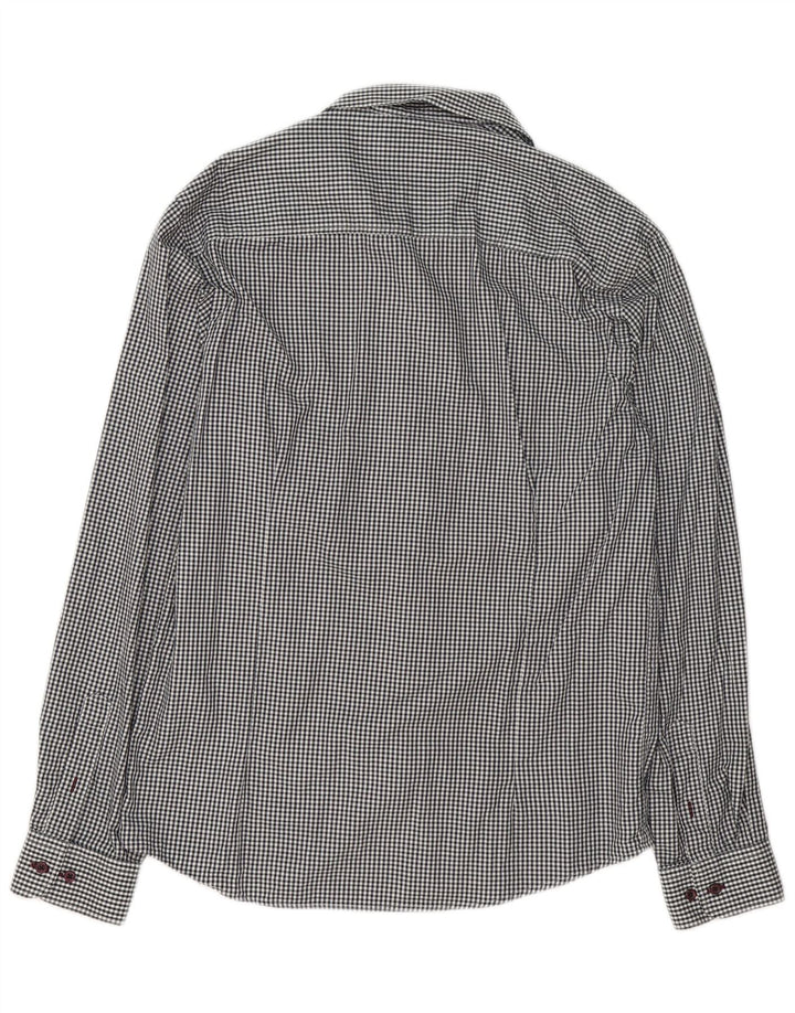 Jack & Jones muška košulja velika bijela gingham pamuk