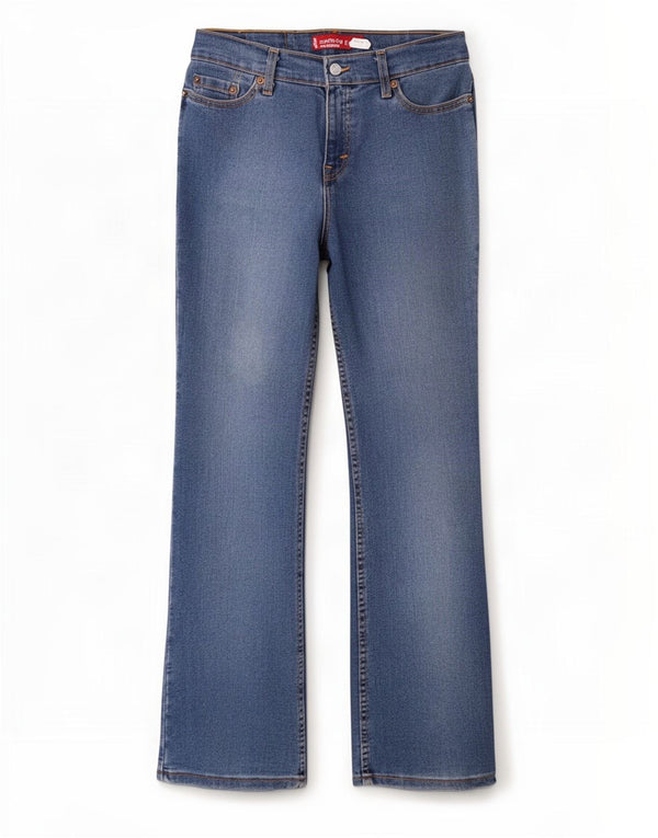 Levi's ženske 518 super niske traperice US 9 srednje W30 L31 plavi pamuk