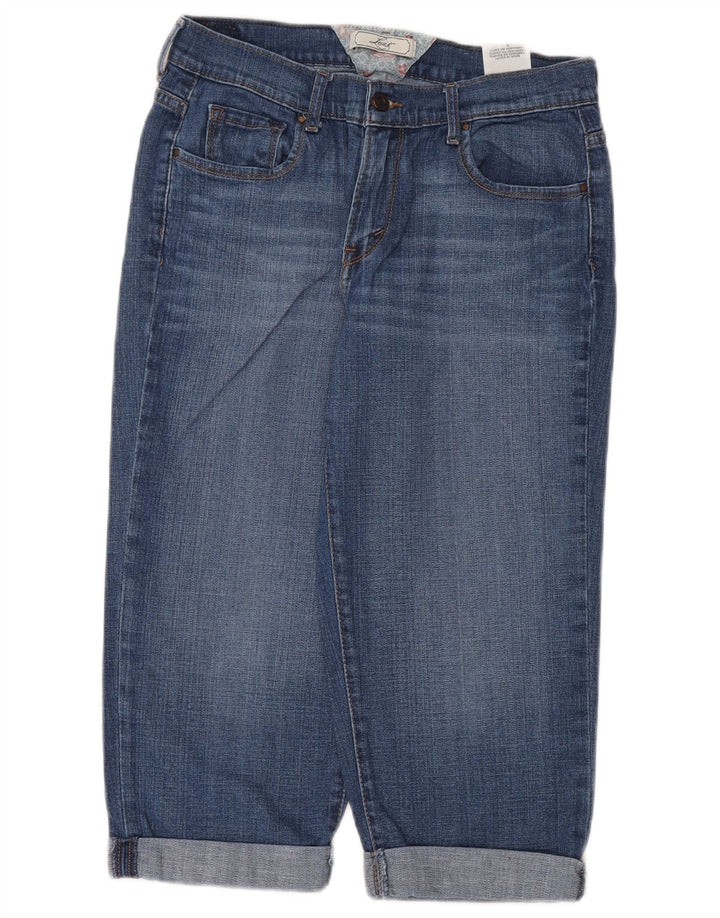 LEVI'S ženske Capri traperice US 8 srednje W30 L20 plavi pamuk