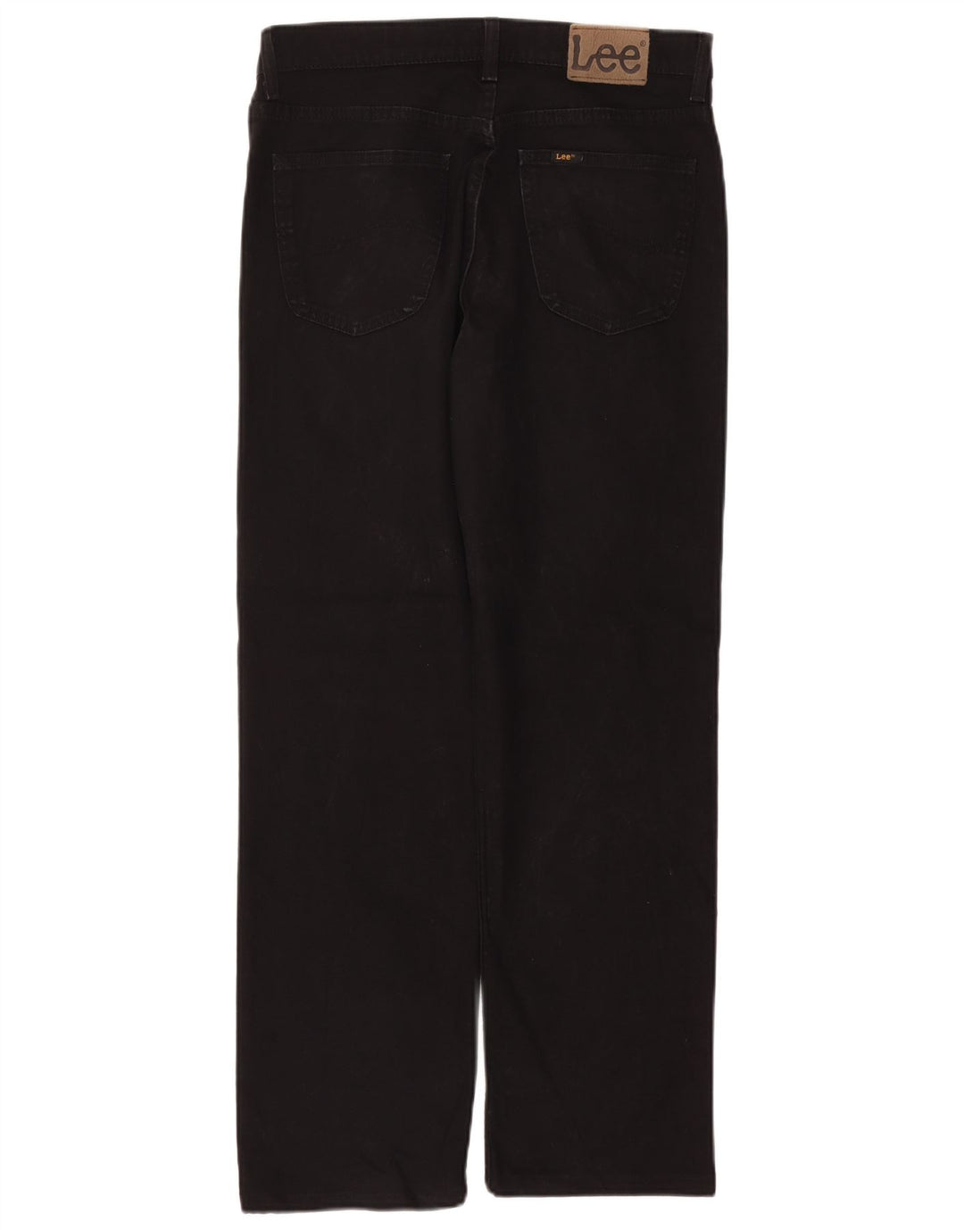 Lee Mens Brooklyn Straight Jeans W34 L30 Crni pamuk