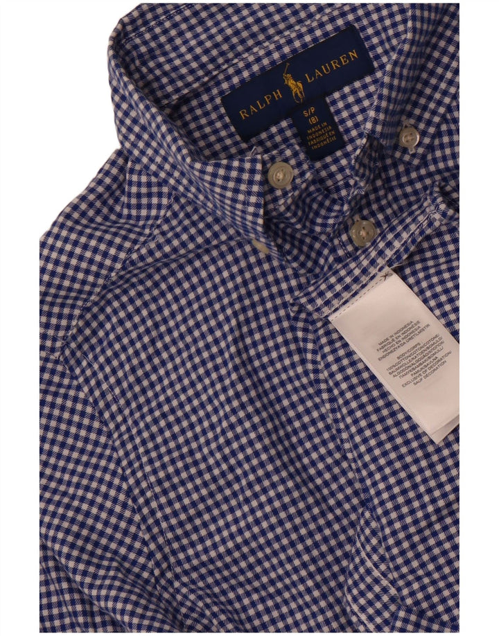 Ralph Lauren majica za dječake 7-8 godina Mala plava pamuk gingham