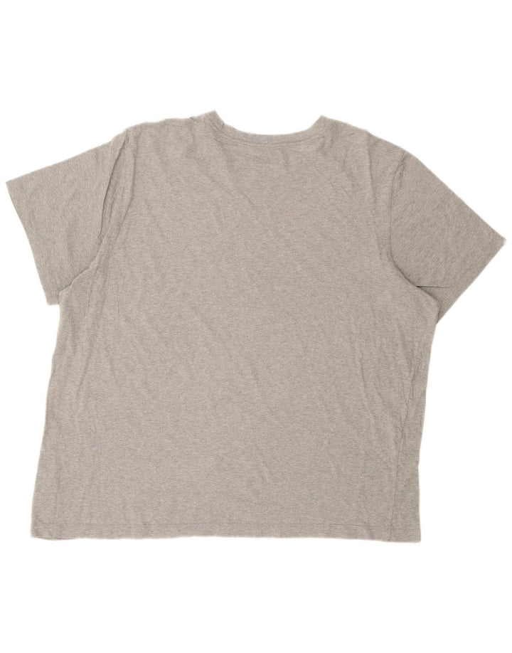 NIKE Mens Graphic T-Shirt Top 2XL Grey Cotton