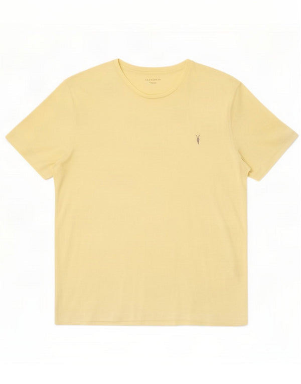 Muška majica All Saints 2XL Žuti pamuk