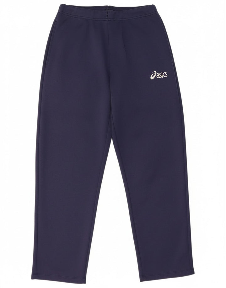 Ženske hlače za trenirku Asics UK 14 Medium tamnoplavi poliester