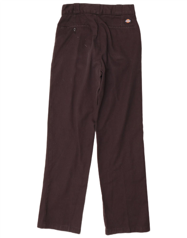 Dickies muške ravne chino hlače W32 L34 smeđi poliester