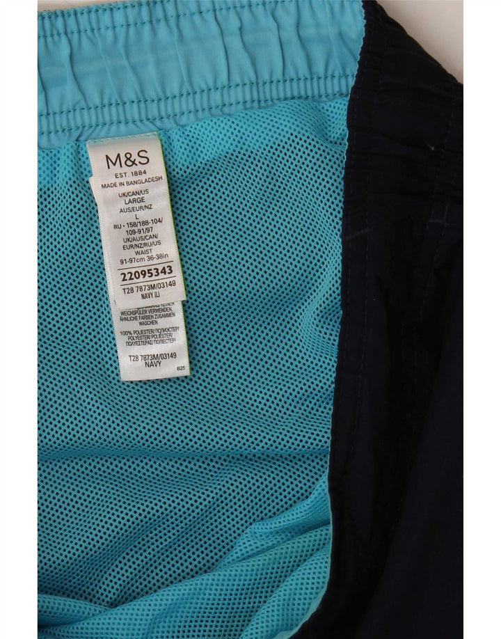 Marks & Spencer muške kratke hlače za kupanje, veliki tamnoplavi poliester