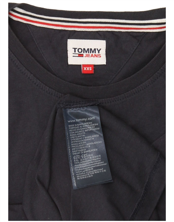 TOMMY HILFIGER Ženska majica kratkih rukava UK 2 2XS tamnoplavi pamuk