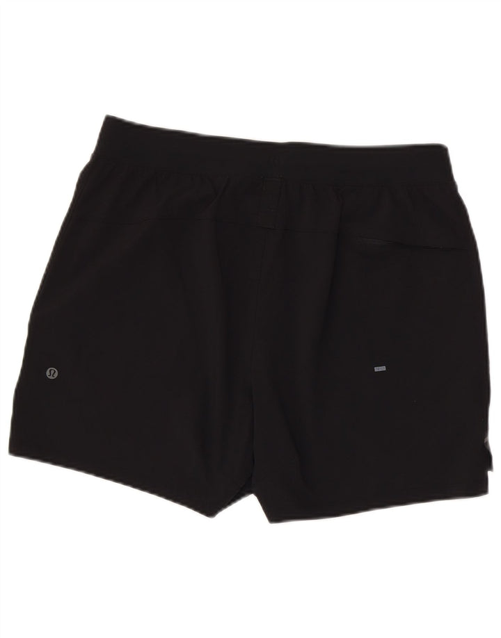Lululemon ženske sportske kratke hlače veliki crni najlon