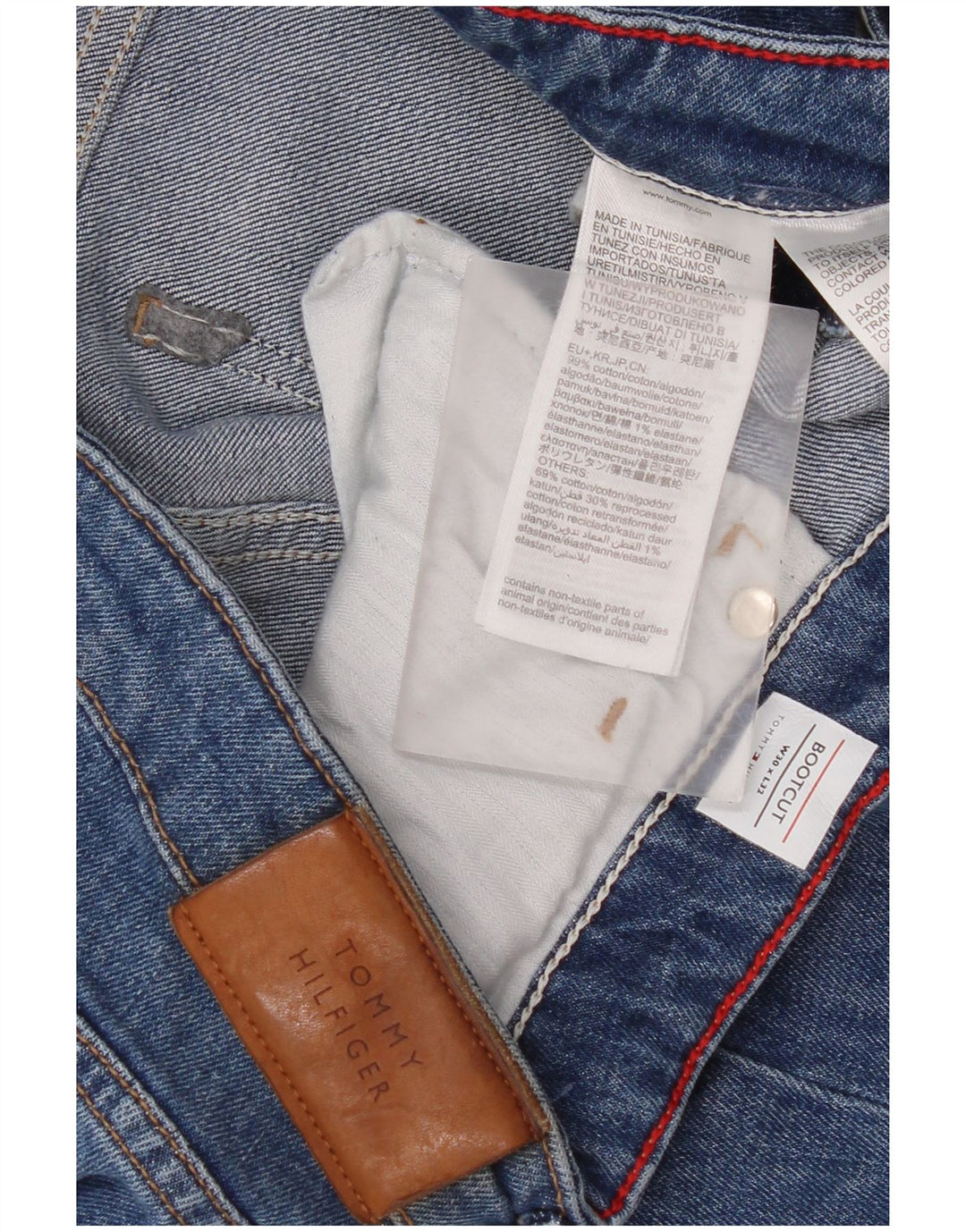 Tommy Hilfiger Ženske Bootcut traperice W30 L32 Plavi pamuk