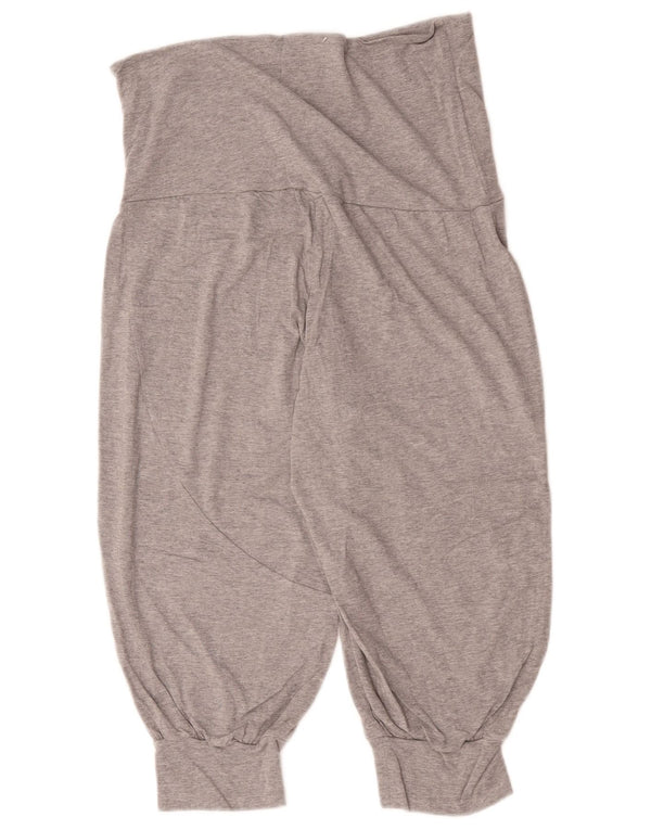 Puma Womens Capri Tracksuit Trousers Joggers UK 12 Medium Grey Viscose
