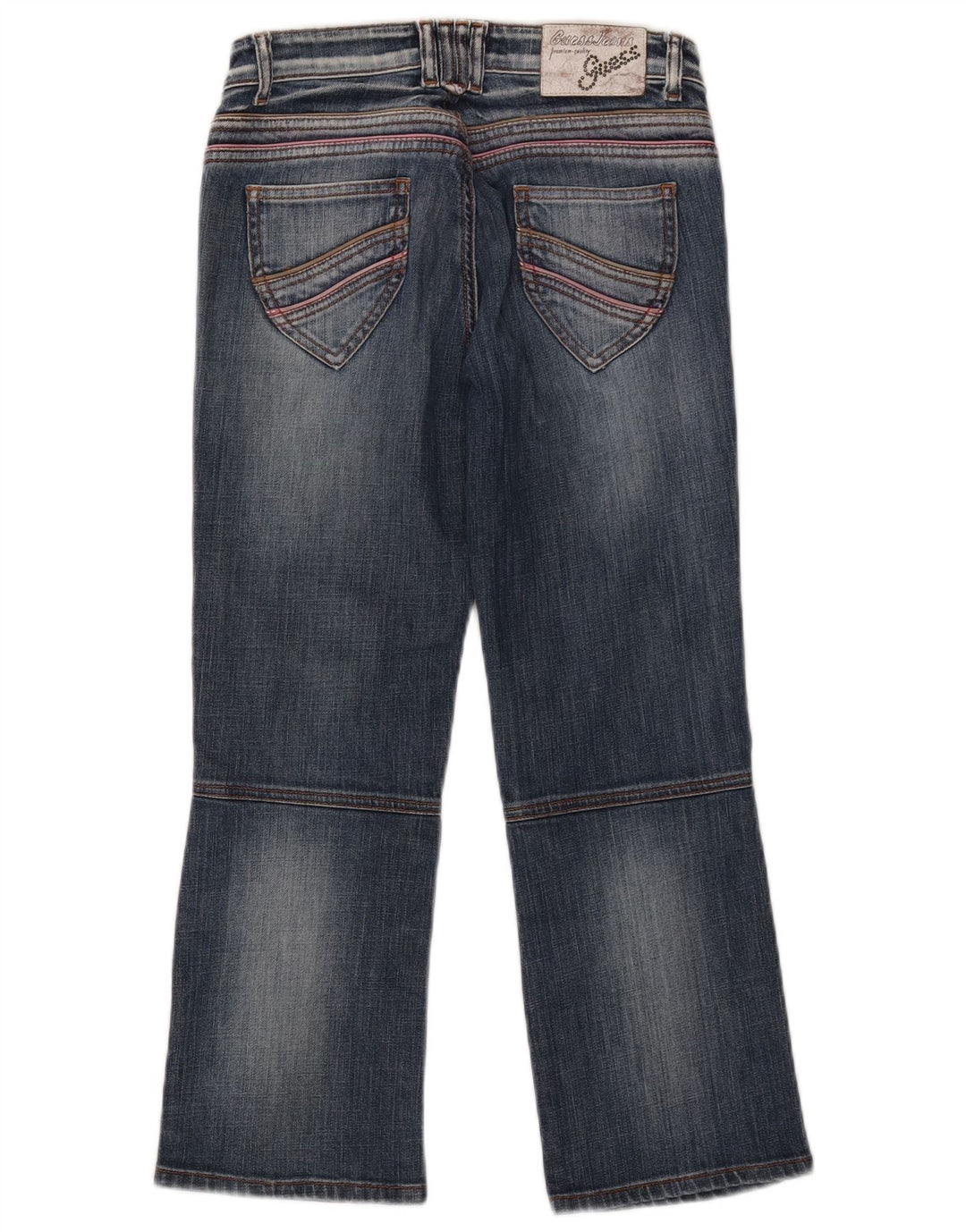 Ženske skraćene traperice Guess W26 L24 plavi pamuk