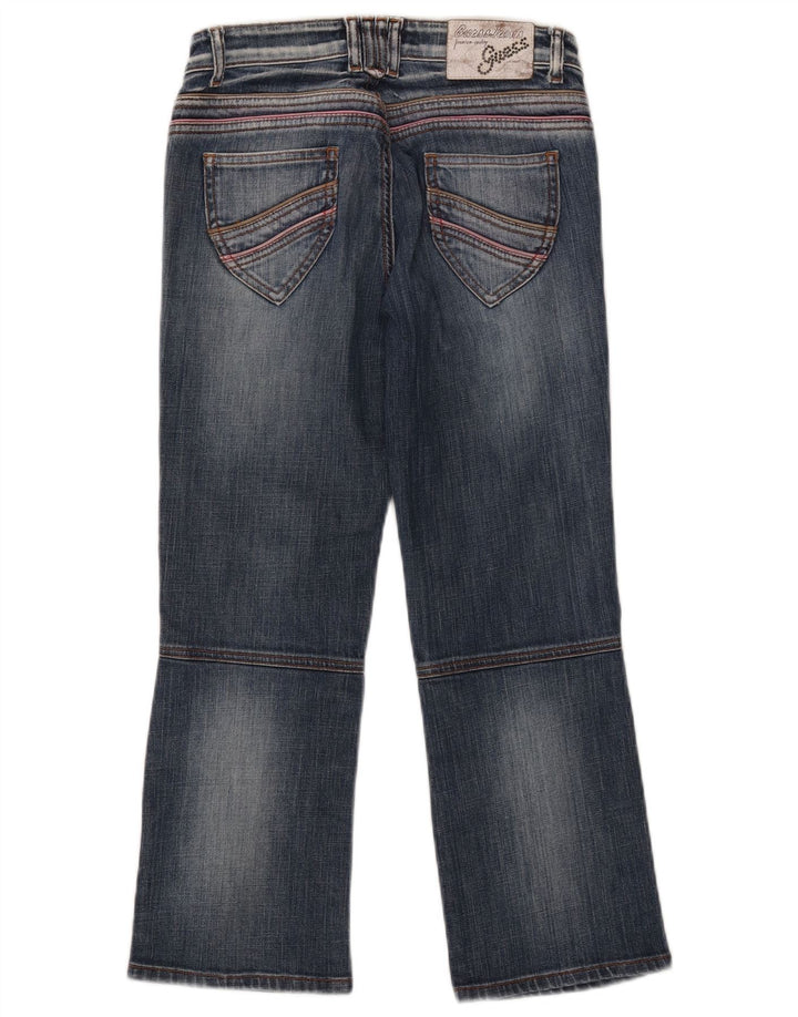 Ženske skraćene traperice Guess W26 L24 plavi pamuk