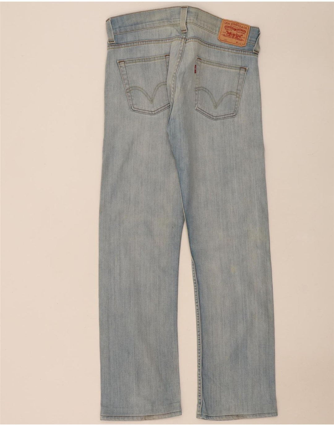 Levi's ženske 506 ravne traperice W34 L32 plavi pamuk