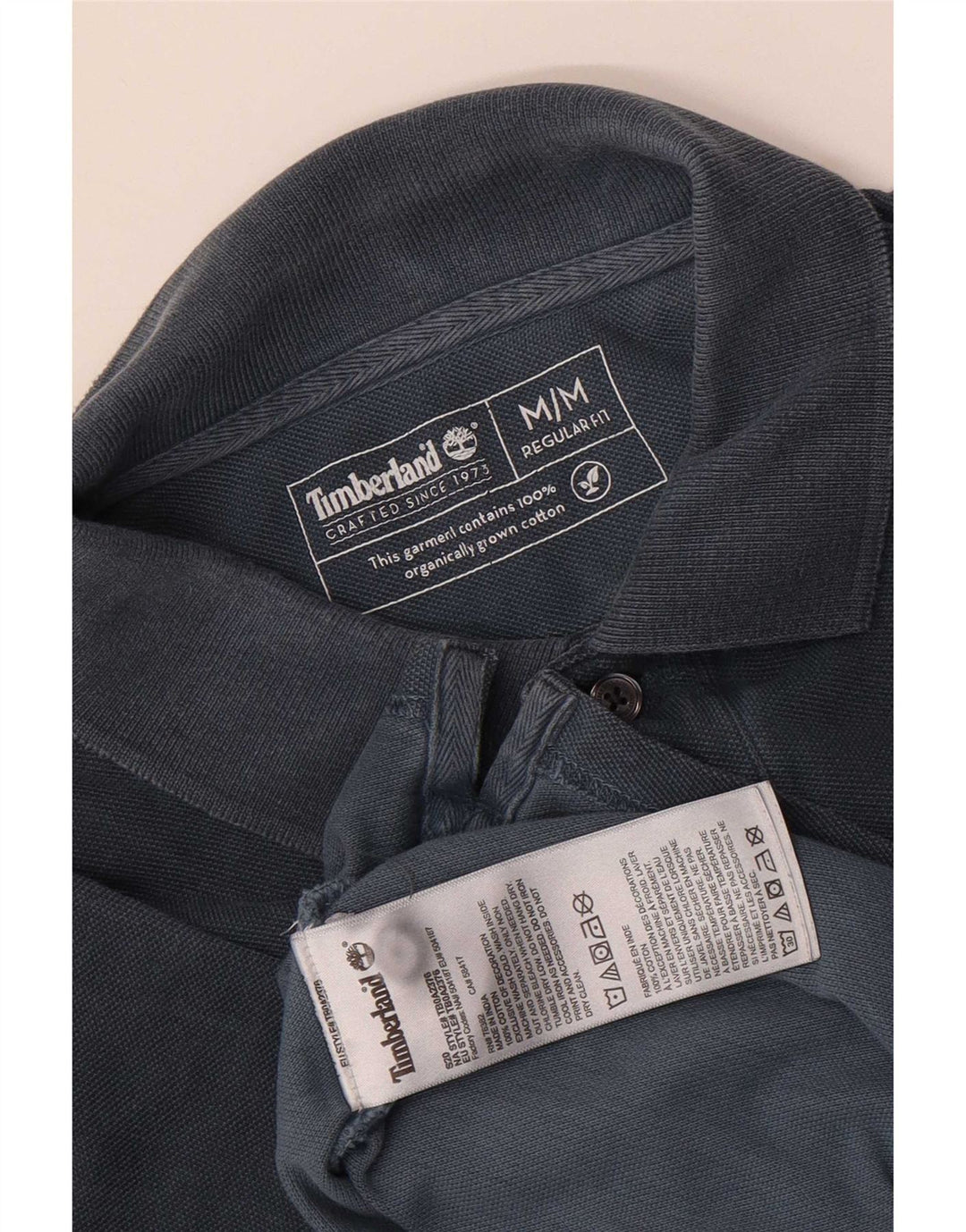 Timberland muška polo majica standardnog kroja srednje tamnoplavi pamuk