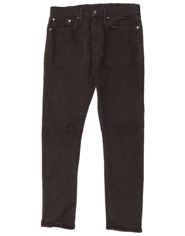 Levi's muške uske traperice W31 L32 crni pamuk