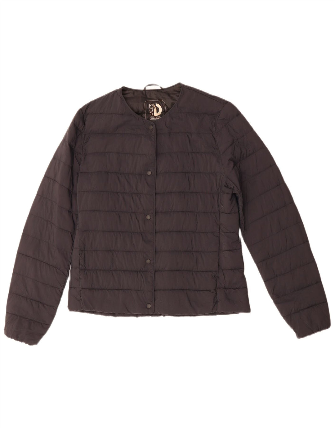 Dack's ženska podstavljena jakna UK 10 Mala tamnoplava najlonska