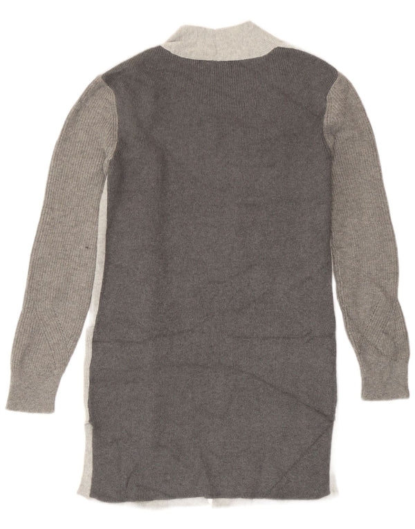 Marks & Spencer ženski dugi kardigan pulover UK 6 XS siva boja