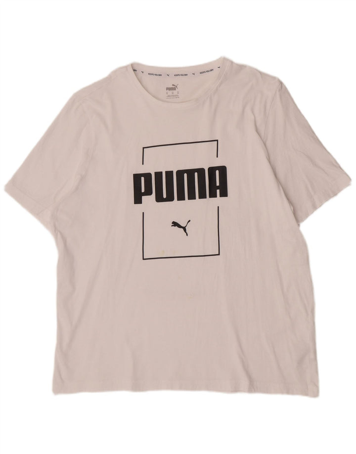 Puma muška majica kratkih rukava XL, bijeli pamuk