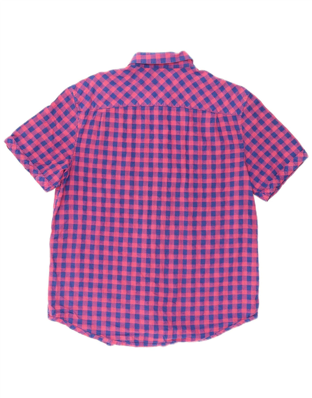 Penguin muška majica kratkih rukava, veliki ružičasti gingham
