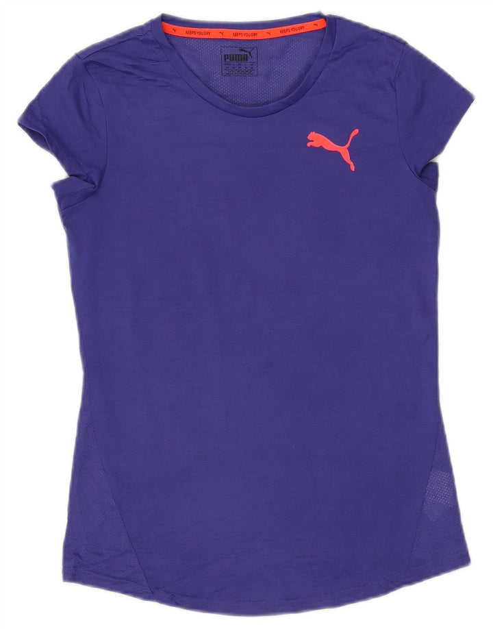 Puma ženska majica kratkih rukava UK 10 Small Purple Polyester