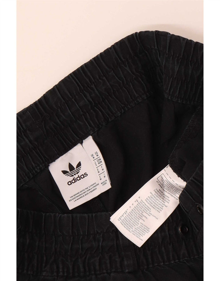 Adidas muške kargo kratke hlače srednje veličine W30, crni pamuk