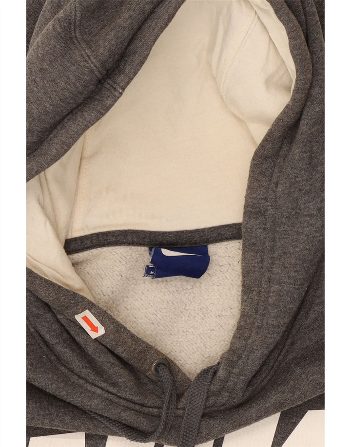Nike muška majica s kapuljačom s kapuljačom srednje sive boje, pamuk