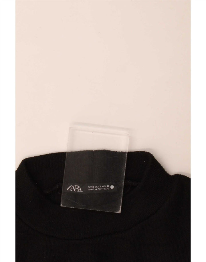 Zara ženski gornji dio kratke bluze UK 10 Small Black