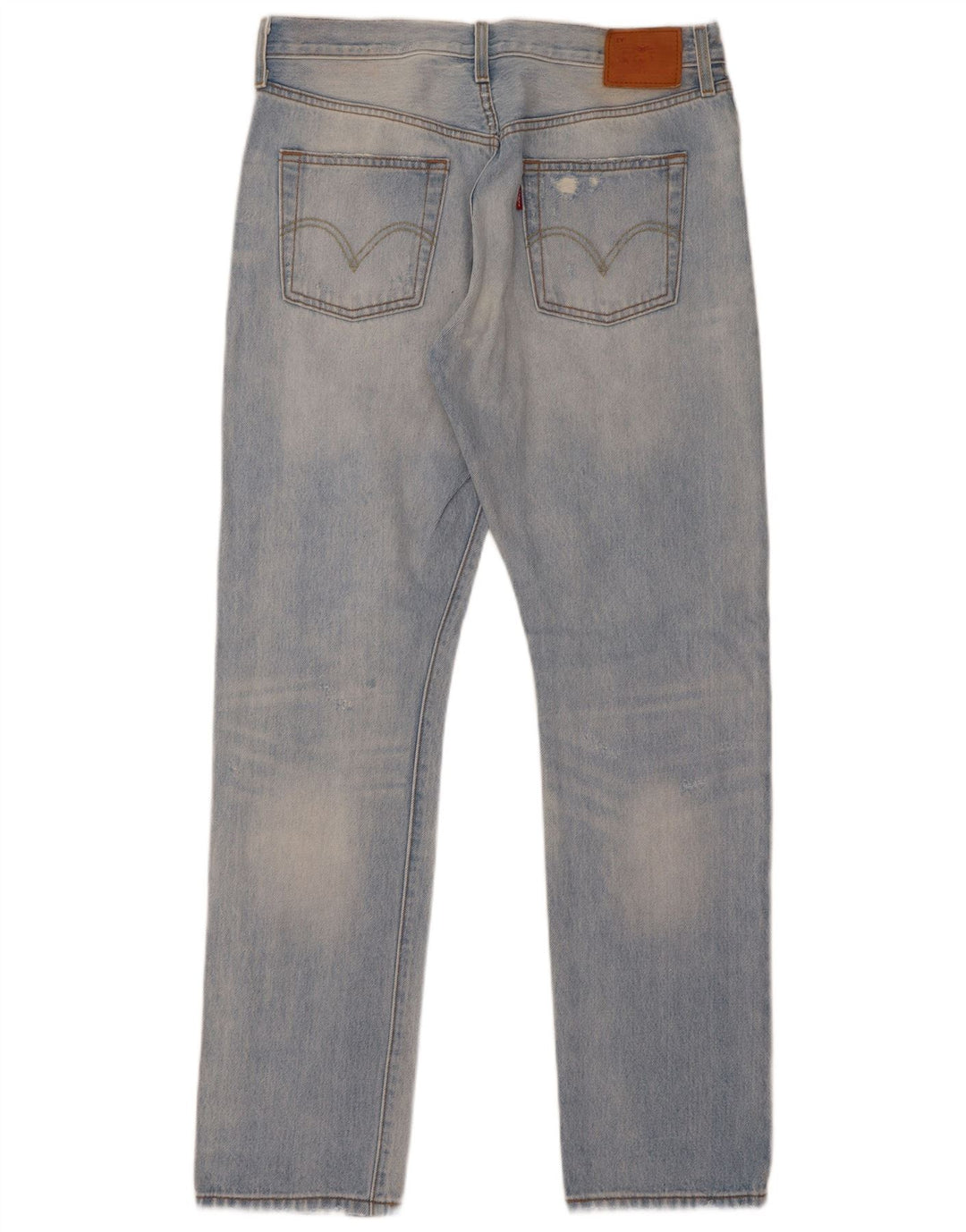 Levi's muške uske traperice s oštećenjem W29 L32, plavi pamuk