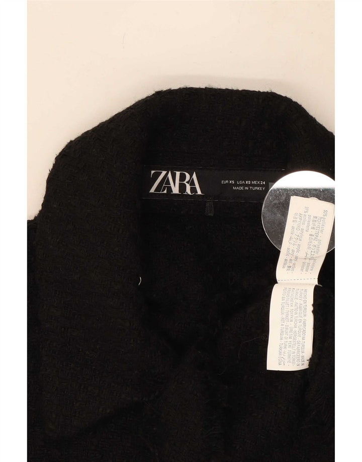 Zara ženska kratke hlače UK 6 XS crni poliester