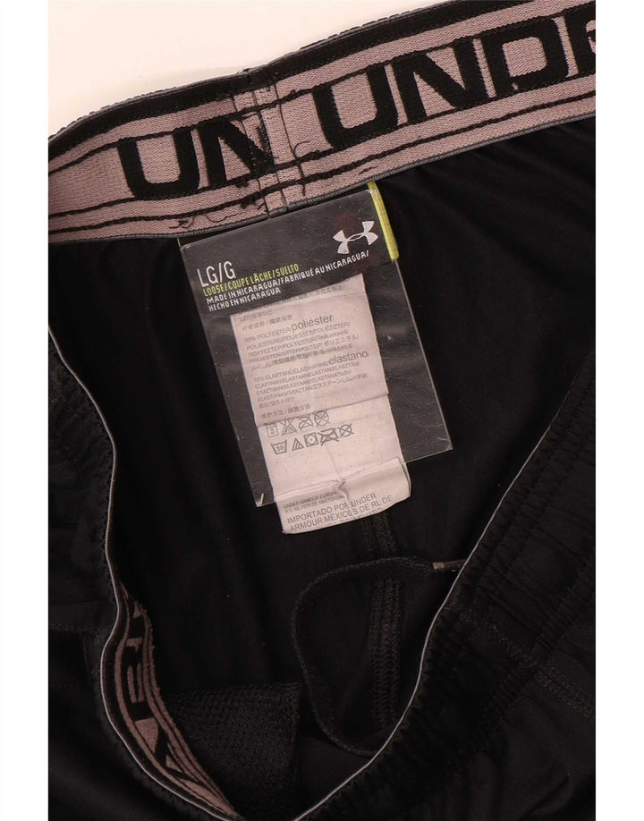 Under Armour muške sportske kratke hlače veliki crni poliester