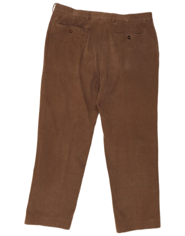 Burberry muške ravne chino hlače IT 48 Srednje W32 L28 Smeđi pamuk