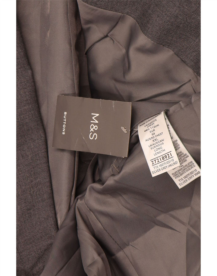 Marks & Spencer muška jakna sa 2 gumba UK 44 XL sivi poliester